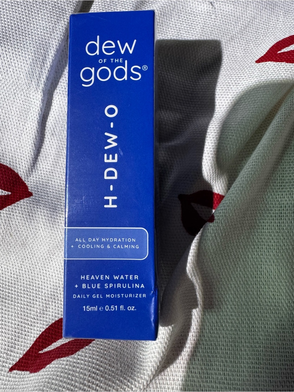 Dew of the Gods H-DEW-O Daily Gel Moisturizer — Blue